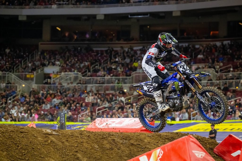 Monster Energy Yamaha Star Racing's Justin Cooper equaled the best finish of his career with a runner-up effort.