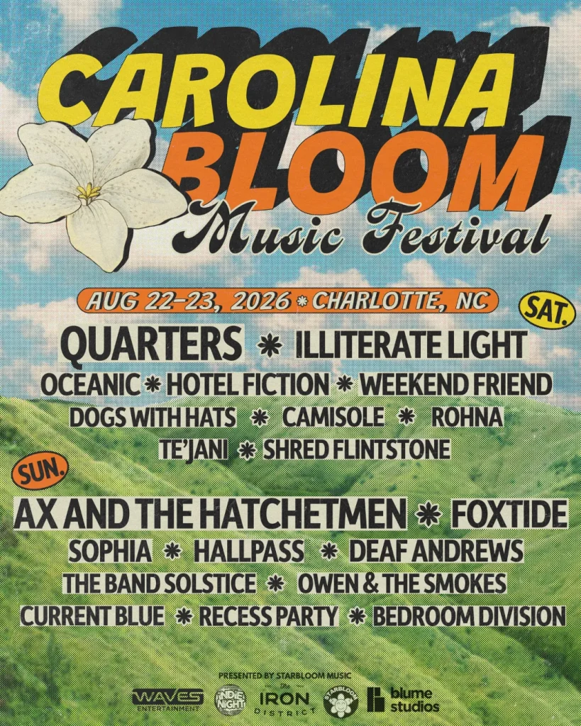Carolina Bloom Music Festival announces official lineup