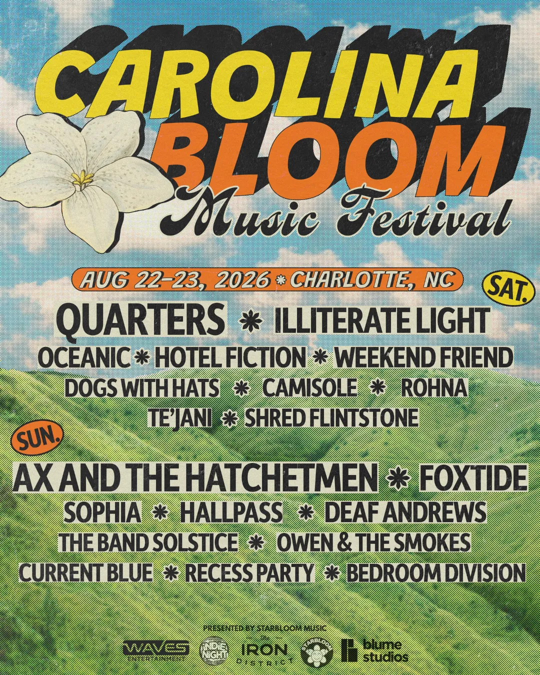 Carolina Bloom Music Festival announces official lineup