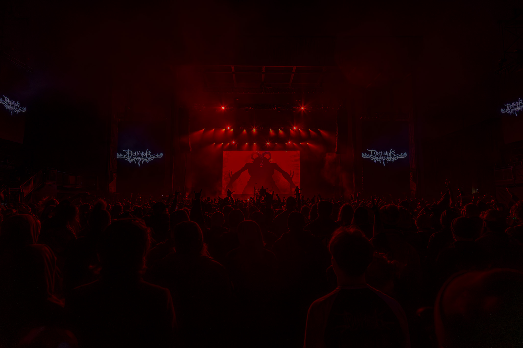 Amon Amarth and Dethklok conquer a rain soaked Junkyard in Denver