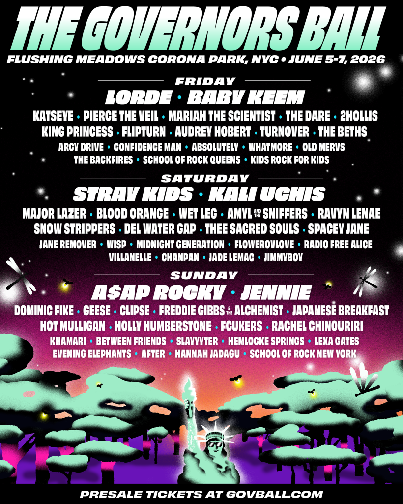 Governors Ball 2026 Lineup