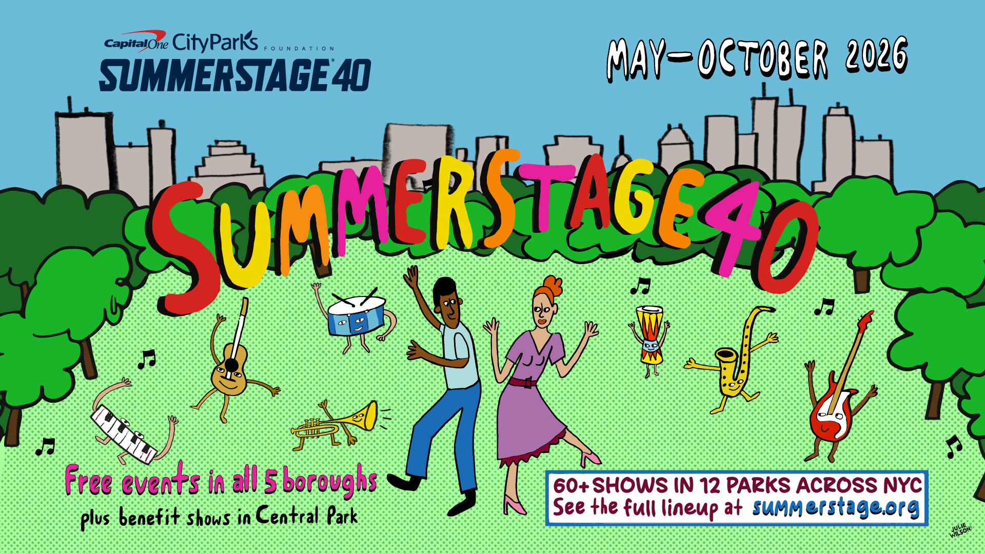 Capital One City Parks Foundation SummerStage celebrates 40th anniversary with dynamic 2026 season lineup