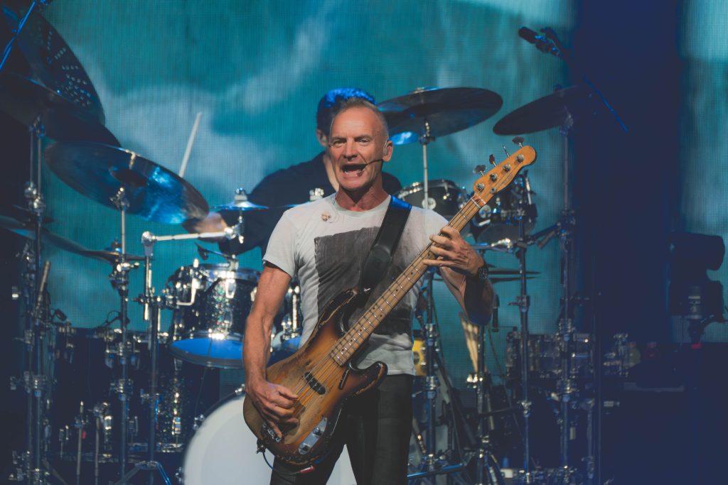 Raw, intimate, and iconic: Sting’s night at Moody Amphitheater