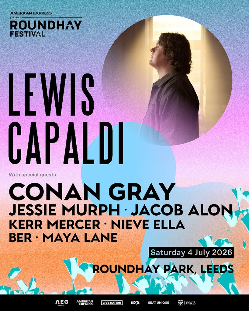 Roundhay Festival 2026 welcomes Lewis Capaldi!