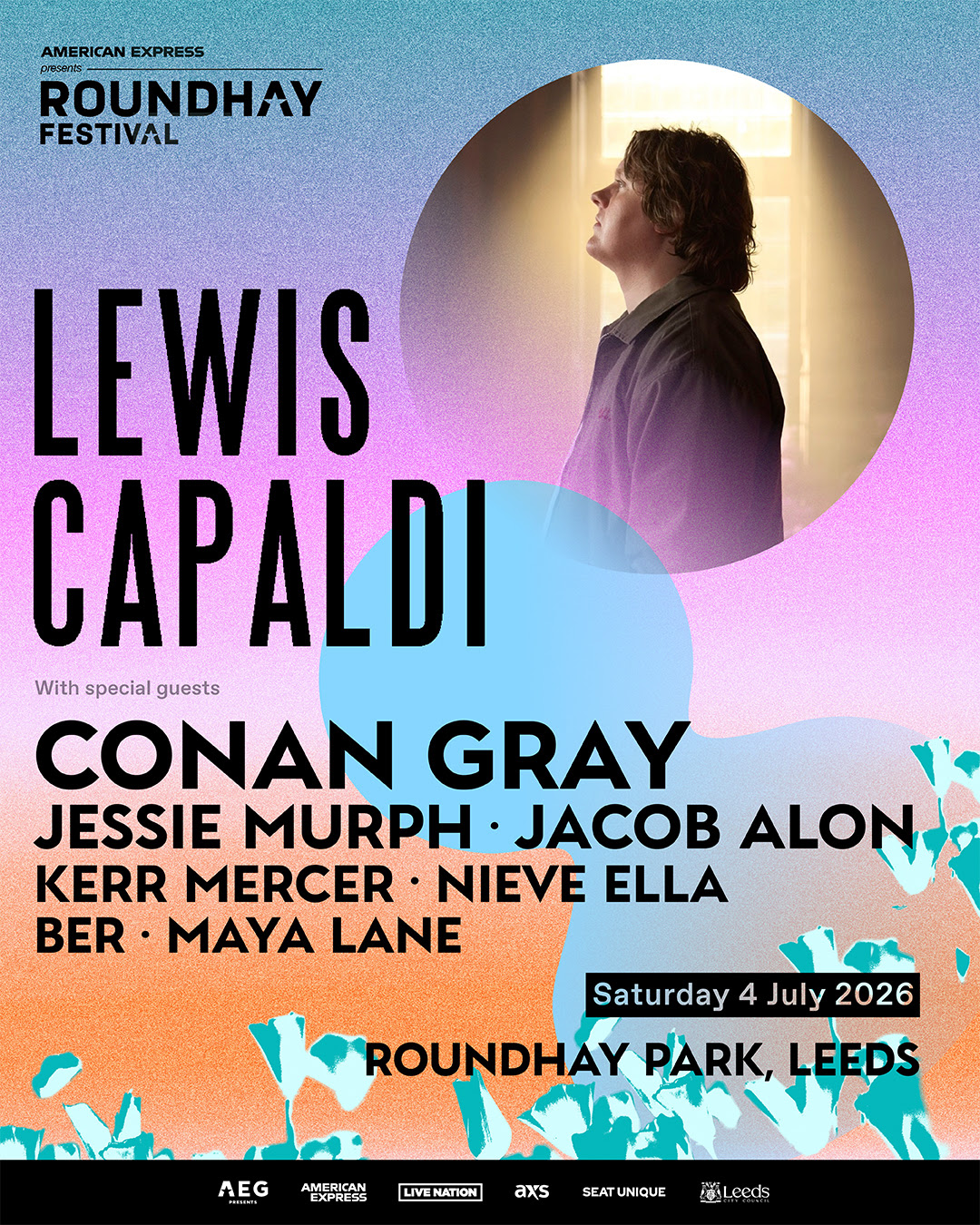 Roundhay Festival 2026 welcomes Lewis Capaldi!