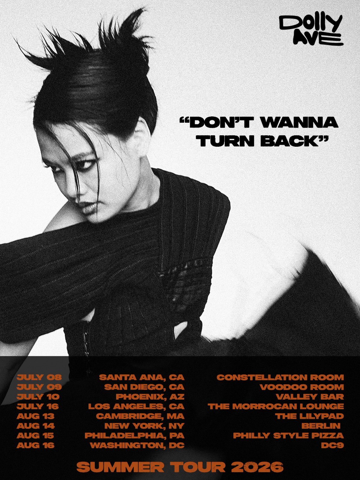 Dolly Ave announces tour dates! New music video for “Bad Brain” out now!