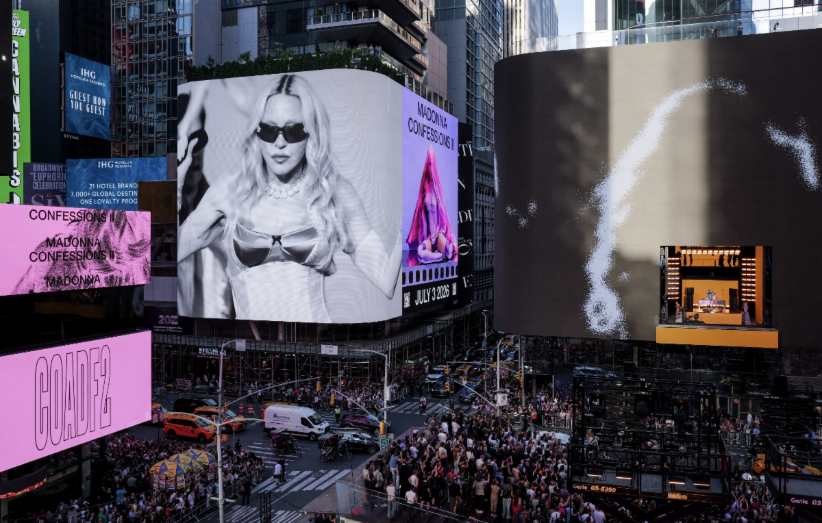 Madonna turns Times Square into a massive dance floor with surprise performance