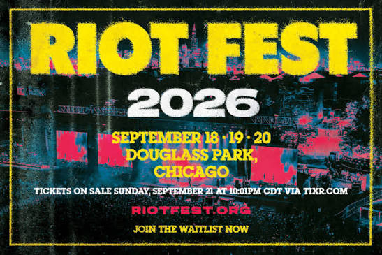 Gear up because Riot Fest is officially VERY soon! Are you ready?