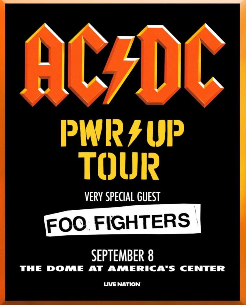 AC/DC PWR UP Tour Foo Fighters