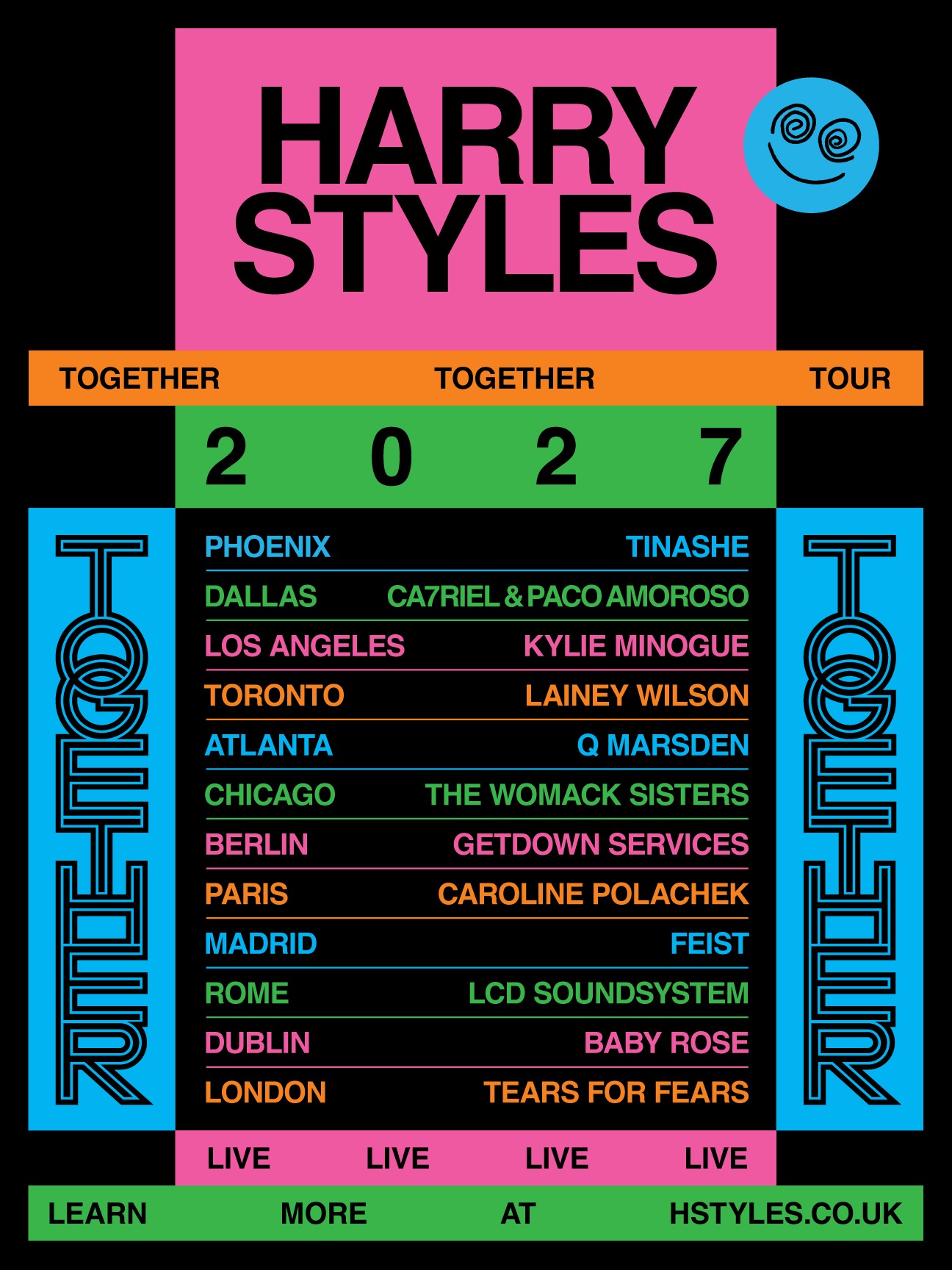Harry Styles expands ‘Together, Together’ tour with 25 new dates in 2027